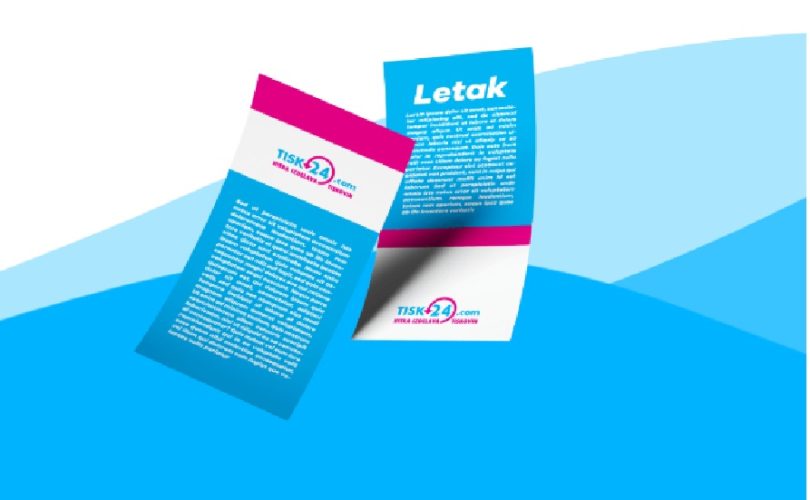 tisk letakov